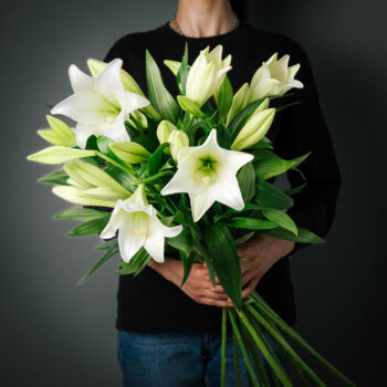 Natalia - White Lilies - Gift wrapped